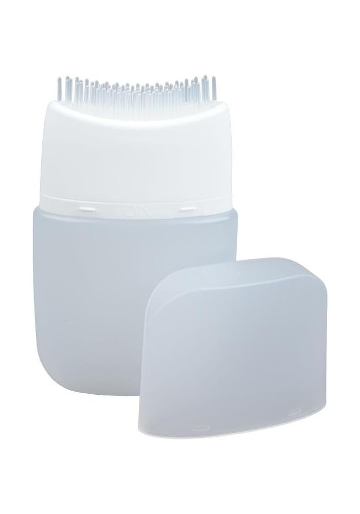 Daiso Refillable Brush Tube Bottle | 90ml | White | Travel Cosmetic Container for Creams & Liquids - Image 3